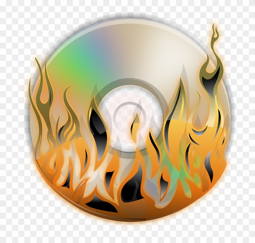 Grey Flame Cliparts 21, - Cd Em Chamas Png #601903