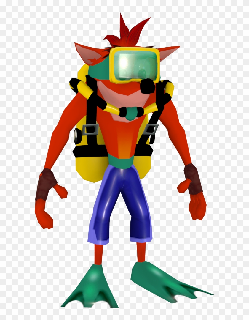 Crash Bandicoot The Wrath Of Cortex Scuba Gear - Crash Bandicoot The Wrath Of Cortex Crash #602015