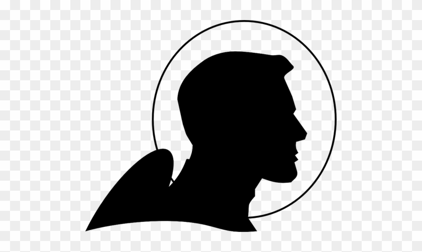 9193 Female Profile Silhouette Clip Art Public Domain - Astronaut Silhouette Head #602010