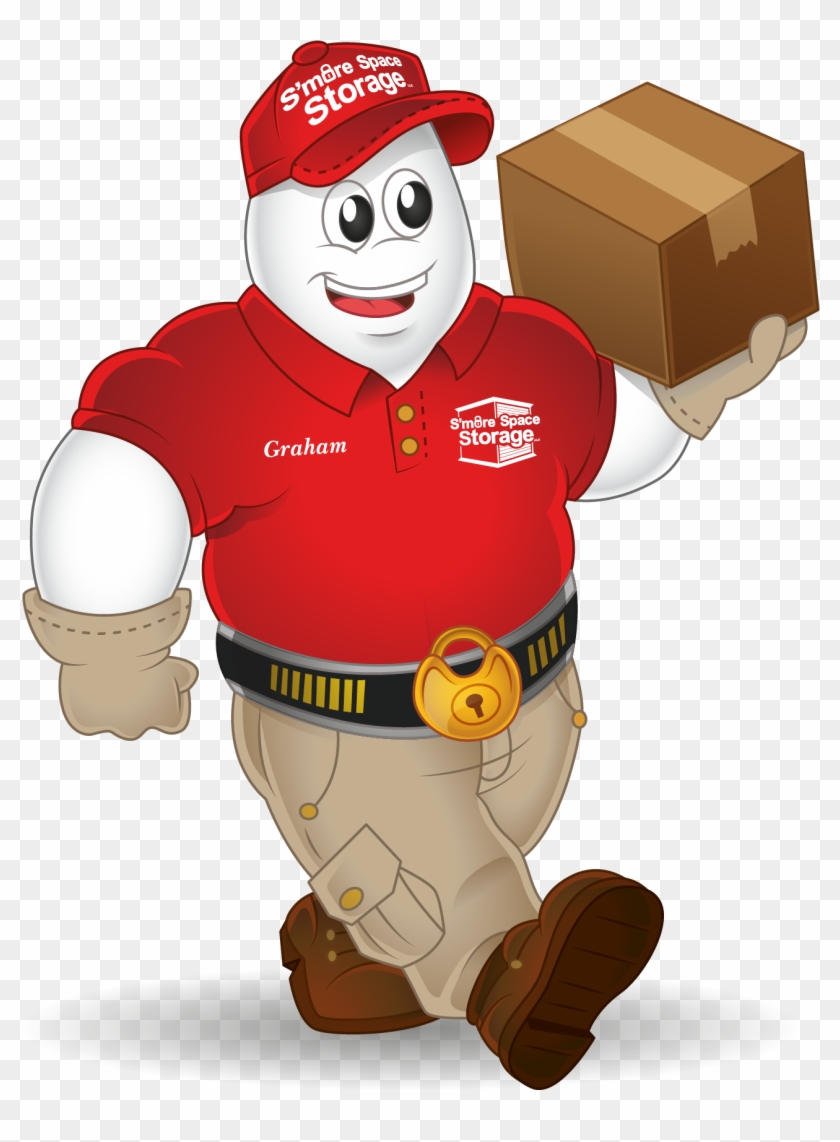 Storage Supplies Graham Mascot - Cartoon #602018