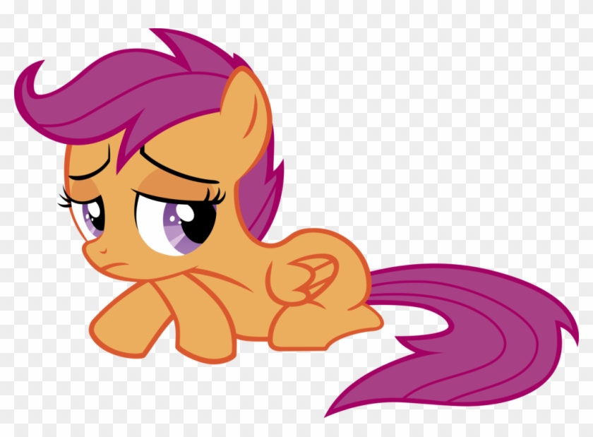 Disappointed Scootaloo By Baumkuchenpony - Mlp Disappointed Scootaloo #602201