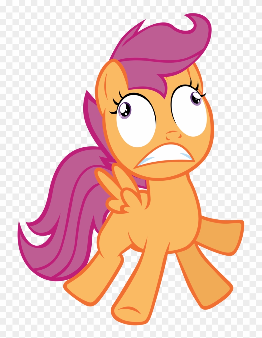 Scared And Crazy Scootaloo By Tardifice - Scootaloo Scared #602203
