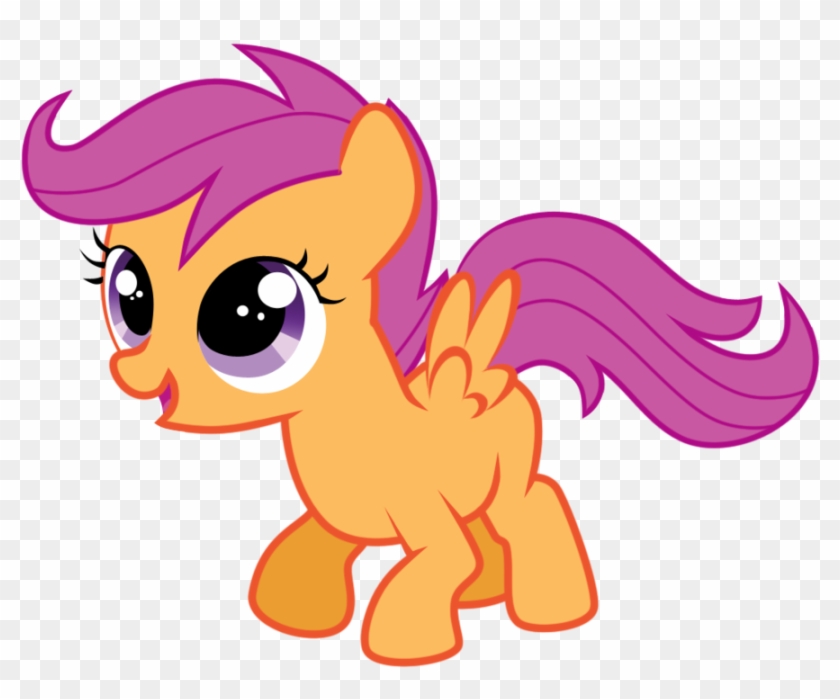 My Little Pony Friendship Is Magic Scootaloo - Scootaloo Met Rainbow Dash #602209