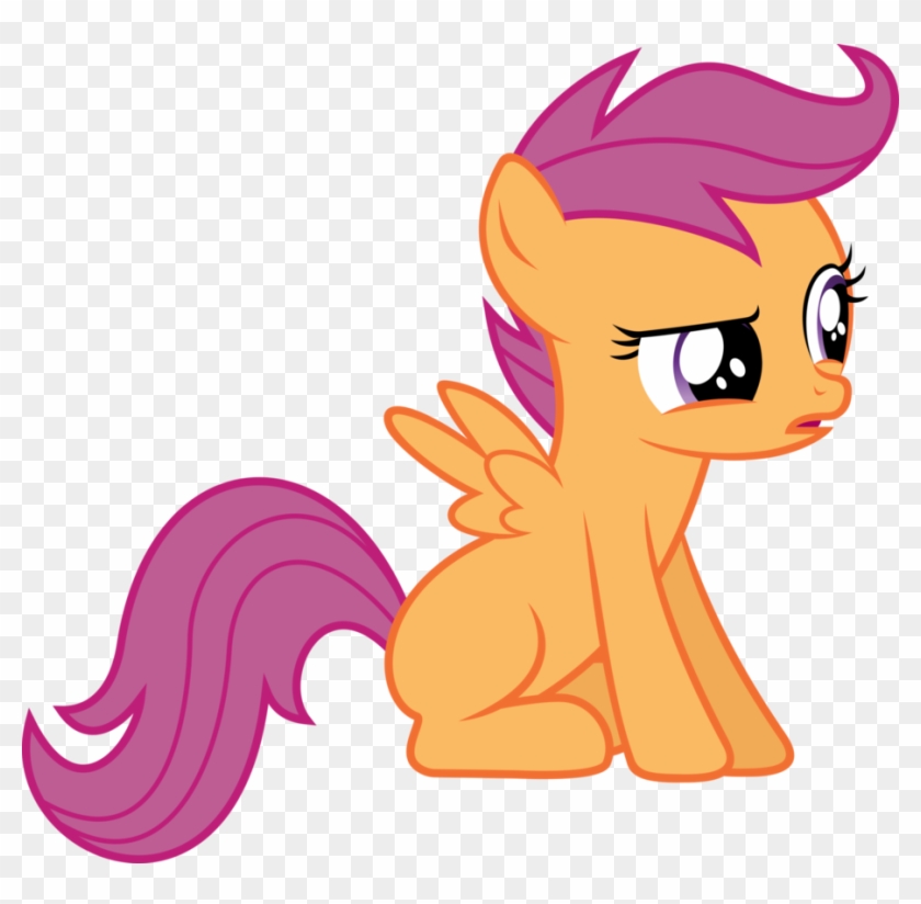 Skeptical Scootaloo By Synthrid - Scootaloo Confused Transparent #602217