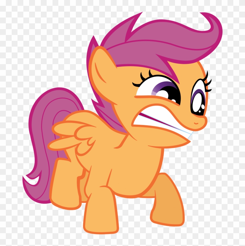 Scootaloo Angry By Psychicwalnut - Mlp Scootaloo Angry Vector #602231