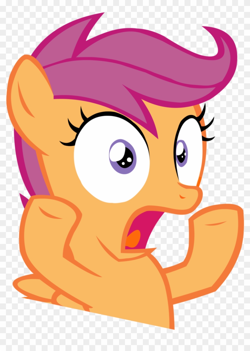 Scootaloo Shocked Vector By Sparklepeep Scootaloo Shocked - My Little Pony: Friendship Is Magic #602241