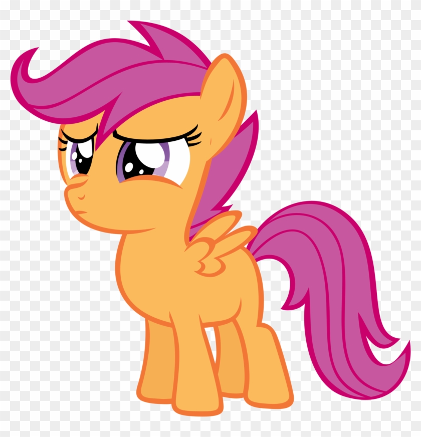 Scootasad By Nyax Scootaloo - Mlp Scootaloo Vector #602242