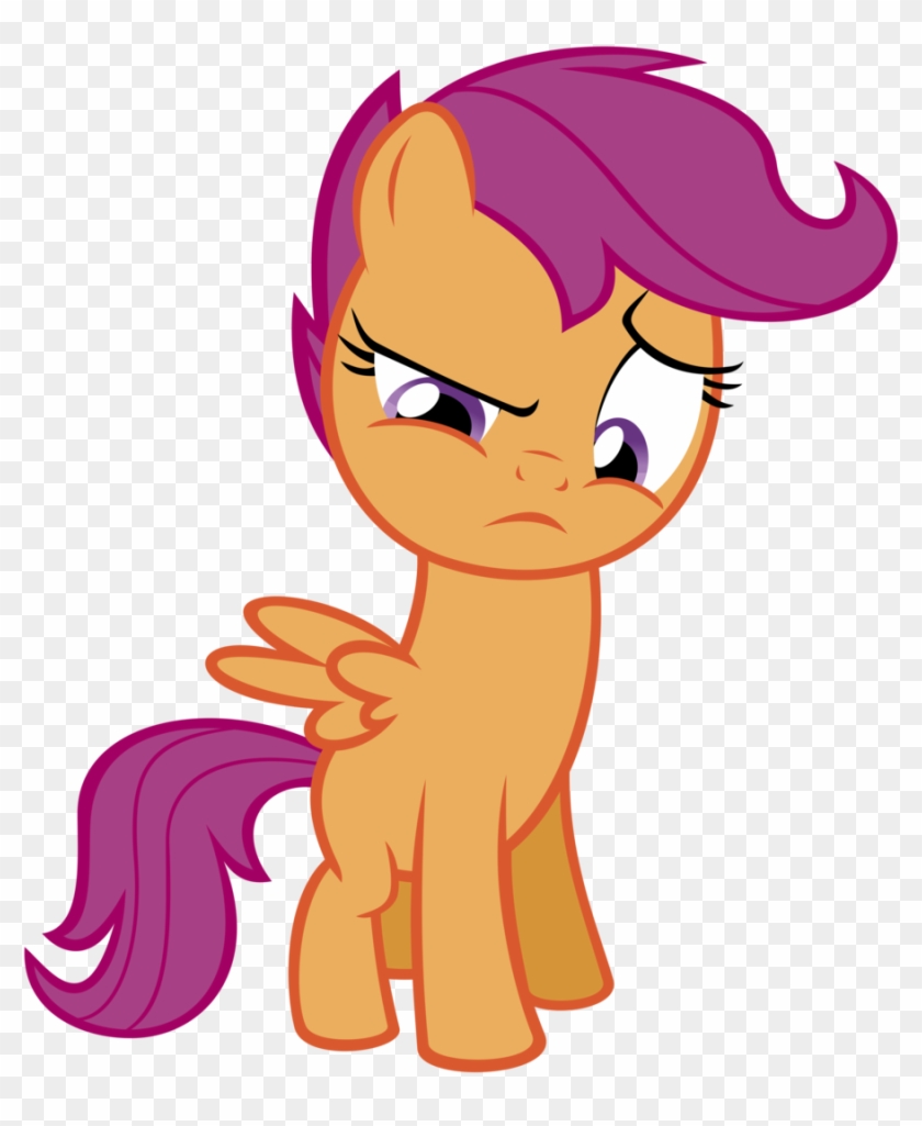 Scootaloo Is Not Amused By Flutterguy317 - Scootaloo Png #602248