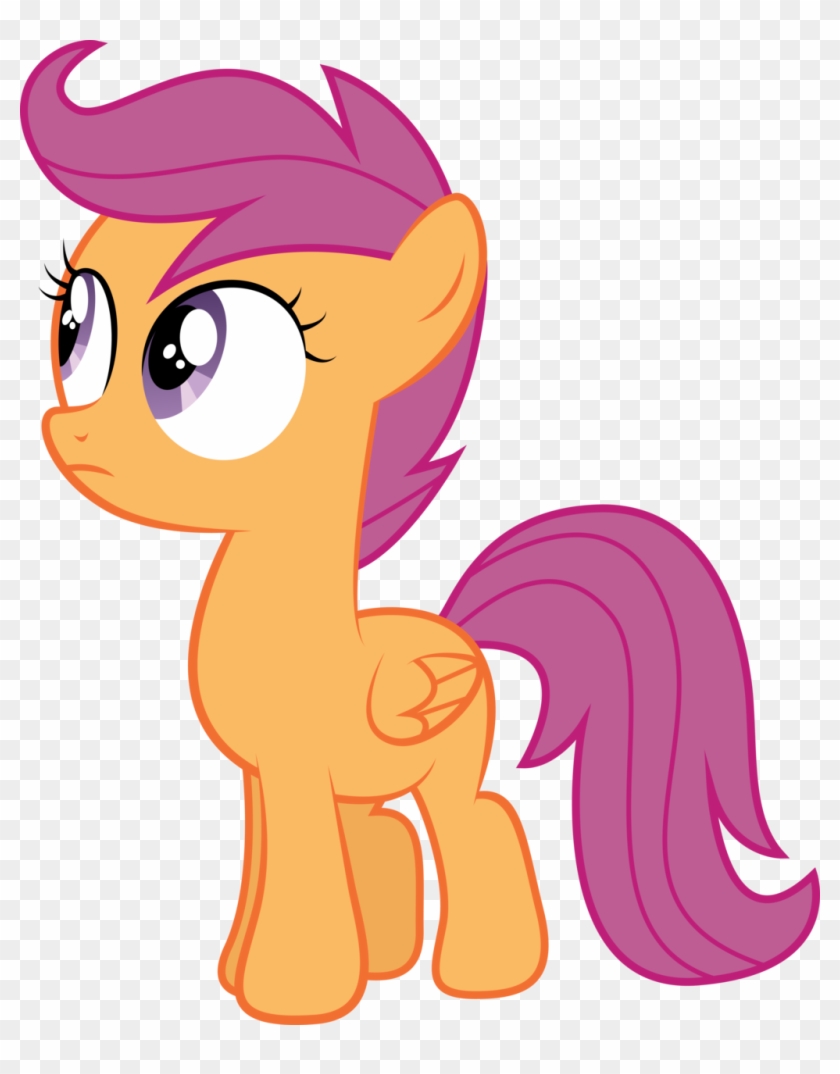 Scootaloo By Paulysentry Scootaloo By Paulysentry - Mlp Scootaloo Scared #602249