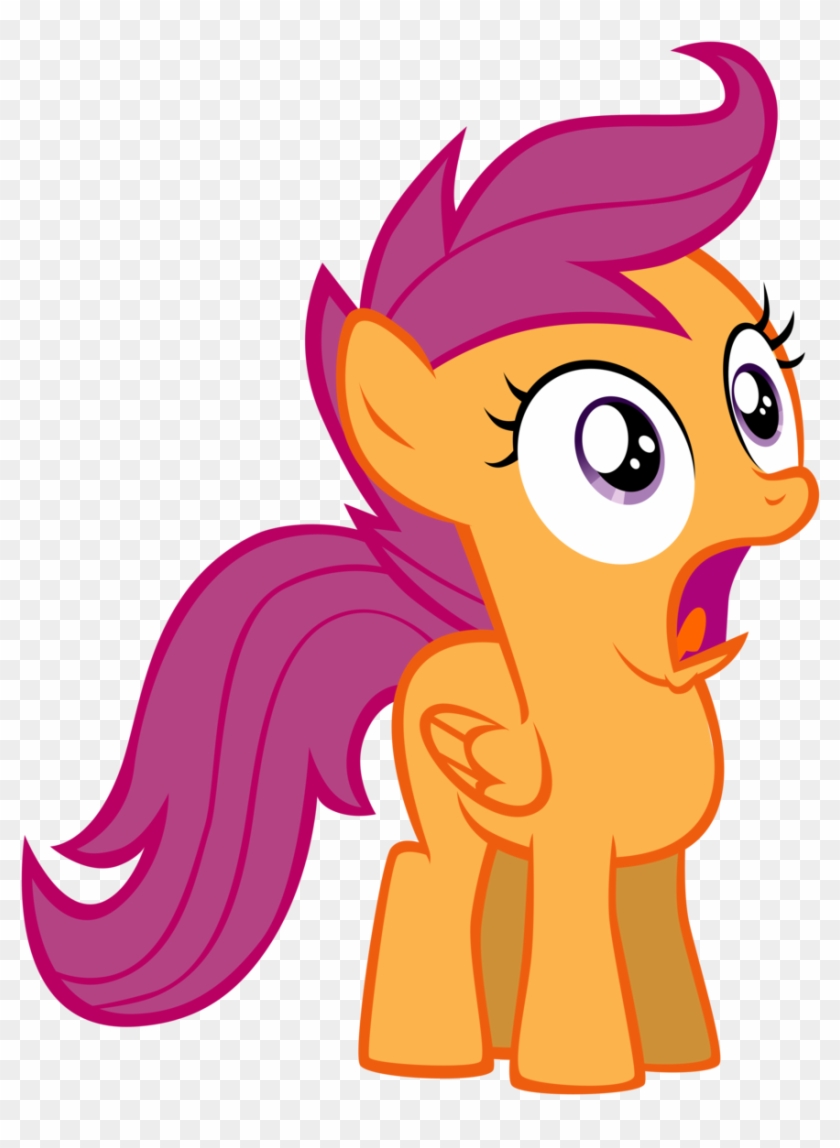 Shocked Scootaloo Vector By Togekisspika35 Shocked - Mlp Scootaloo Gasp #602267