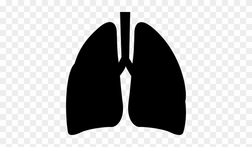 Lungs Dark Png Icon Png Images - Icon Lungs Png Vector #602274