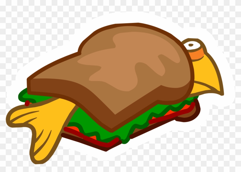 Sandwich Pin - Club Penguin Sandwich #602305