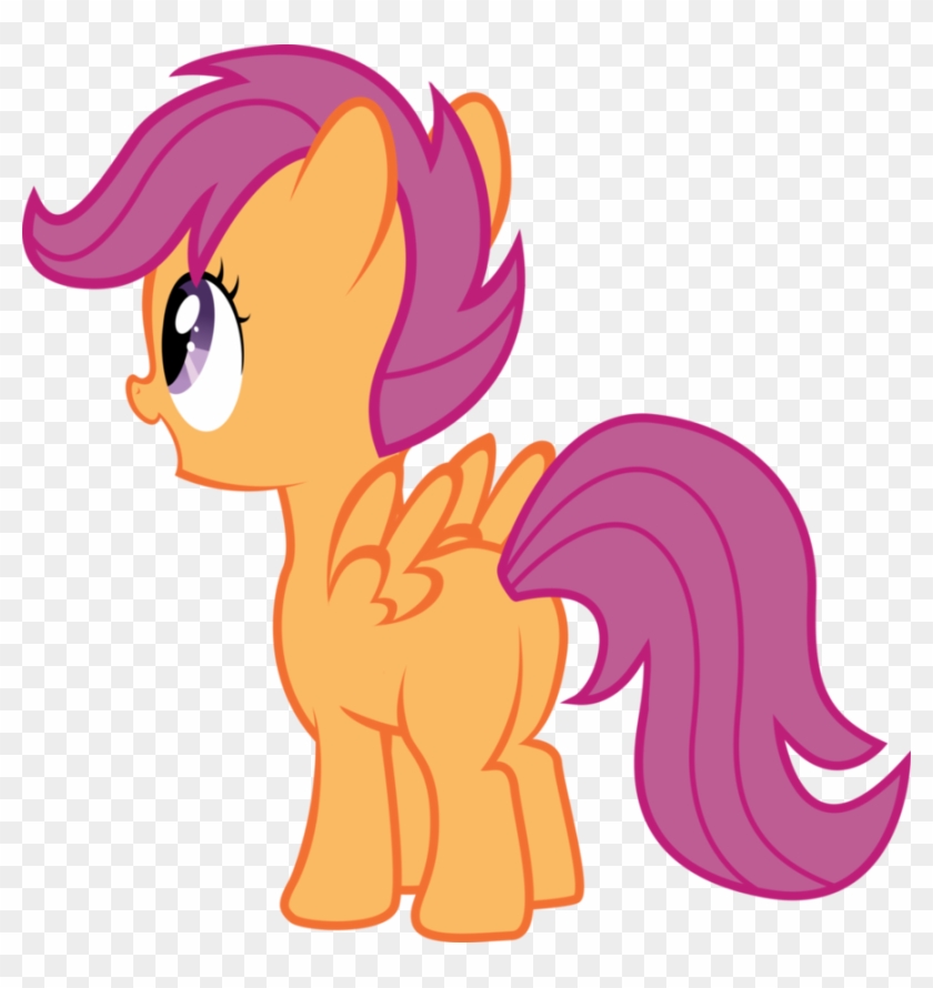 Scootaloo Looks Beyond By Tamalesyatole - Mlp Scootaloo Vector #602331