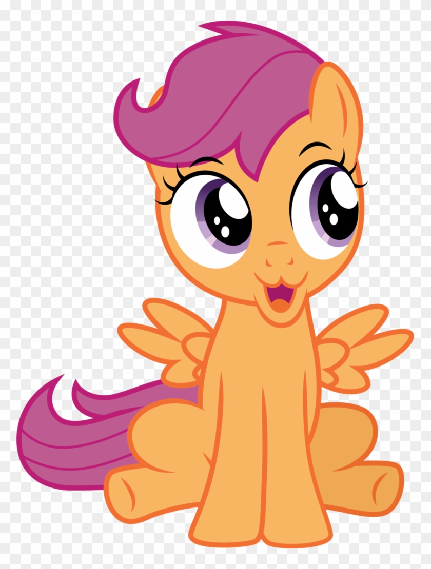 Excited Scootaloo By Cloudyglow - Pony #602384