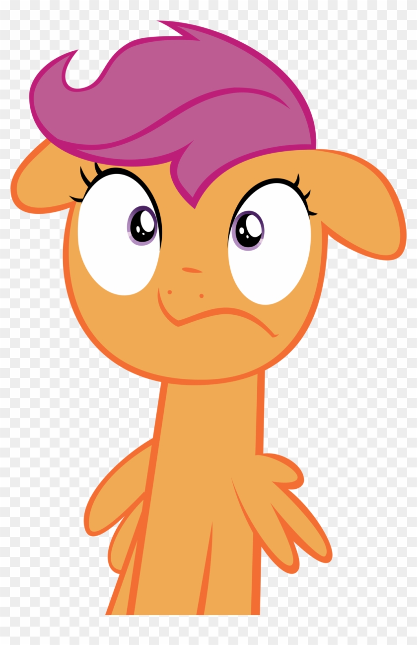 Scared Scootaloo By Bill5125 Scared Scootaloo By Bill5125 - Mlp Cute Scootaloo #602386