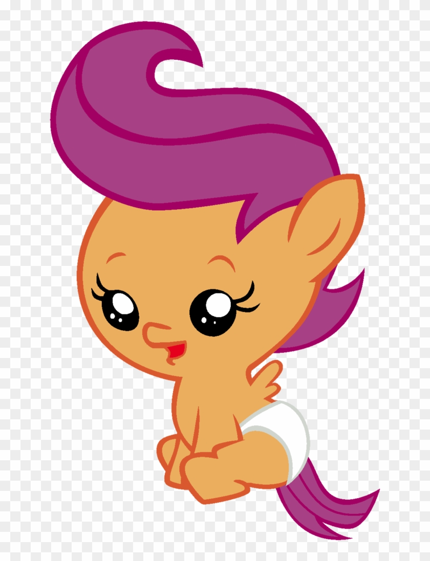 Baby Scootaloo - My Little Pony Baby Png #602389