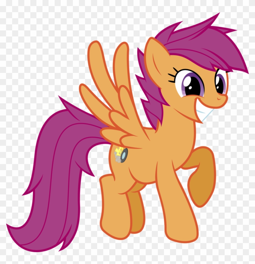 Kraysee, Dead Source, Female, Flying, Grin, Happy, - Cutie Mark Crusaders Grown Up #602398