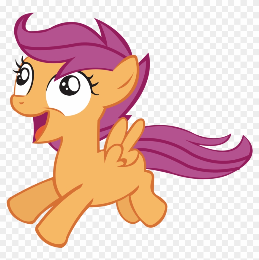 Excited Scootaloo By Adenreagen Excited Scootaloo By - Dickbutt #602407