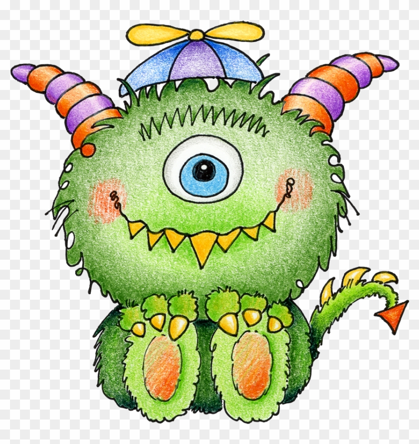 Monster Clipart Monster Mash - Cute Cartoon Monster #602425