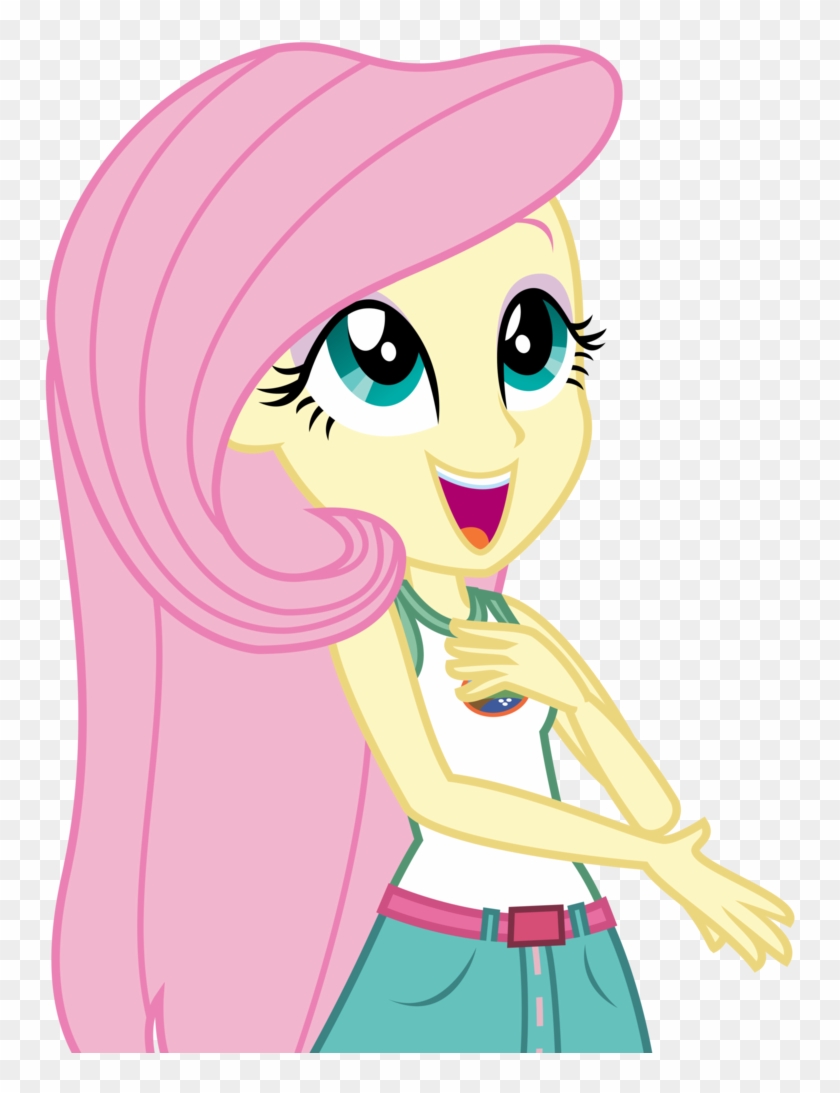 Sketchmcreations, Clothes, Cute, Equestria Girls, Fluttershy, - Fluttershy Mlp Eg Happy #602525