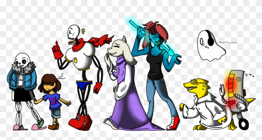 Team Undertale By Catsaucee Team Undertale By Catsaucee - Undertale The Team #602530