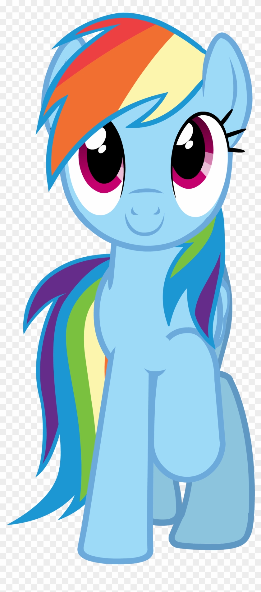 Rainbow Dash Vector - My Little Pony Rainbow Dash Smile #602586