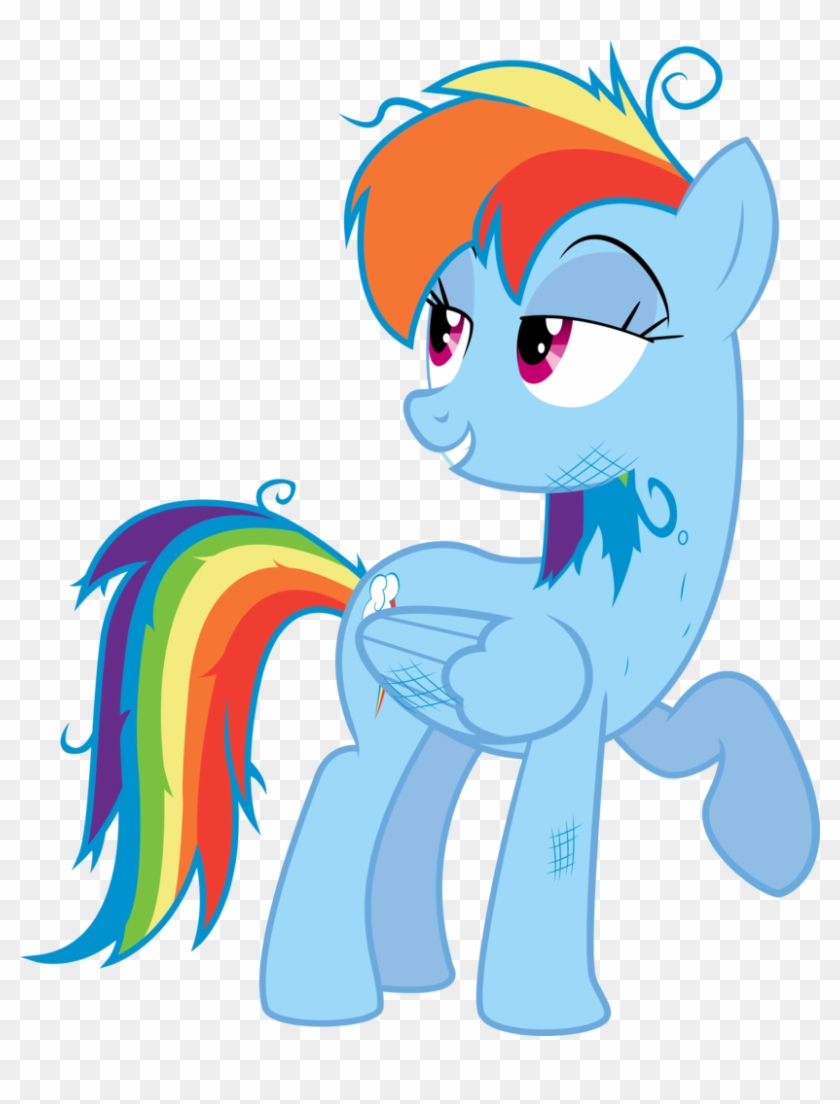 Absurd Res, - Rainbow Dash Messy Hair #602603