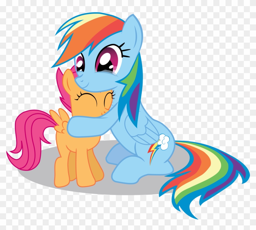Rainbow Dash Scootaloo Applejack Twilight Sparkle Princess - Rainbow Dash Is Scootaloo's Mother #602606