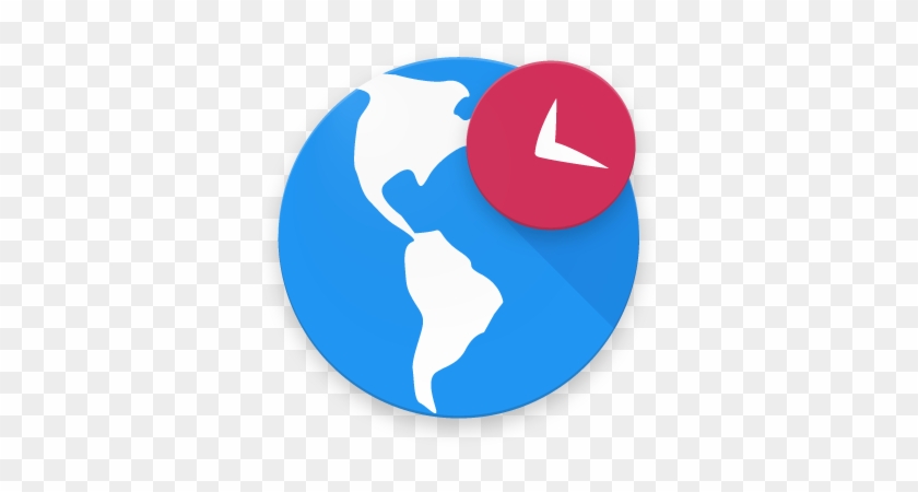 World Clock App Icon - World Clock Icon #602667