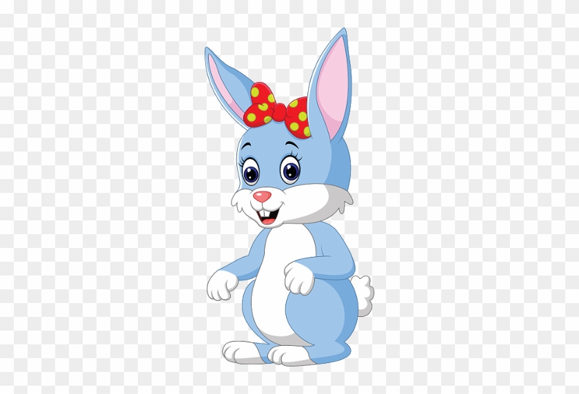 Blue Baby Bunny - Cute Cartoon Baby Bunnies #602668