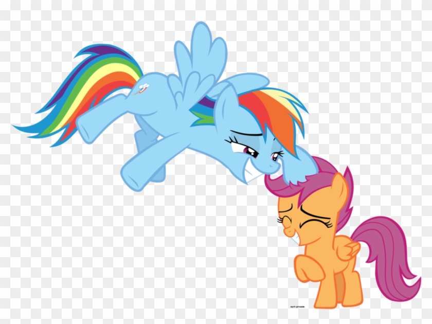 Rainbow And Scootaloo - My Little Pony: Friendship Is Magic #602672