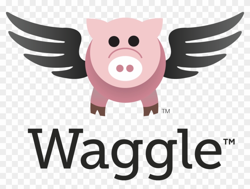 Waggle Finalist In Gartner Award - Waggle Flying Pig #603005