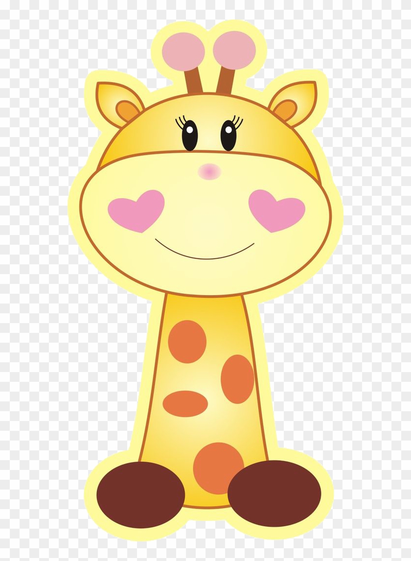 Baby Shower Infant Party Giraffe Clip Art - Dibujos De Una Jirafa Bebe #603129