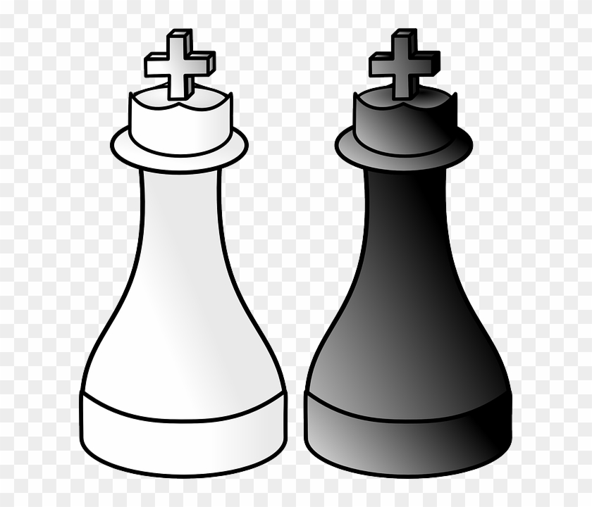 King, White, Recreation, Chess, Games, Kings - King Chess Black And White #603130