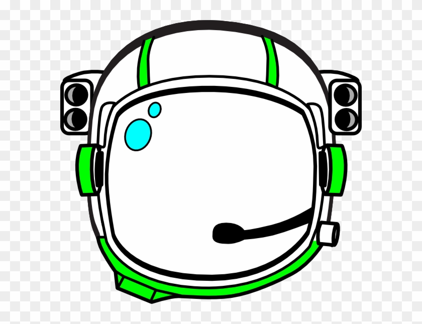 Green Astronaut Helmet Clip Art At Clker - Astronaut Helmet Clipart #603135