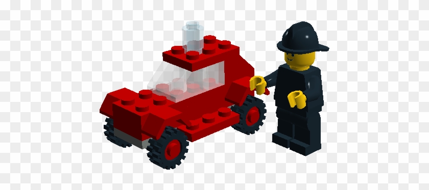 602-1 Fire Chiefs Car - Lego #603144