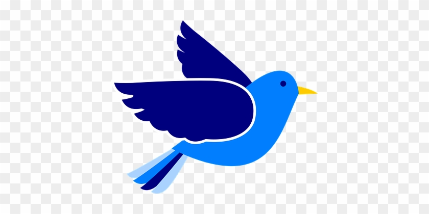 Bird Wings Pigeon Flying Dove Peace Symbol - Blue Bird Flying Clipart #603256