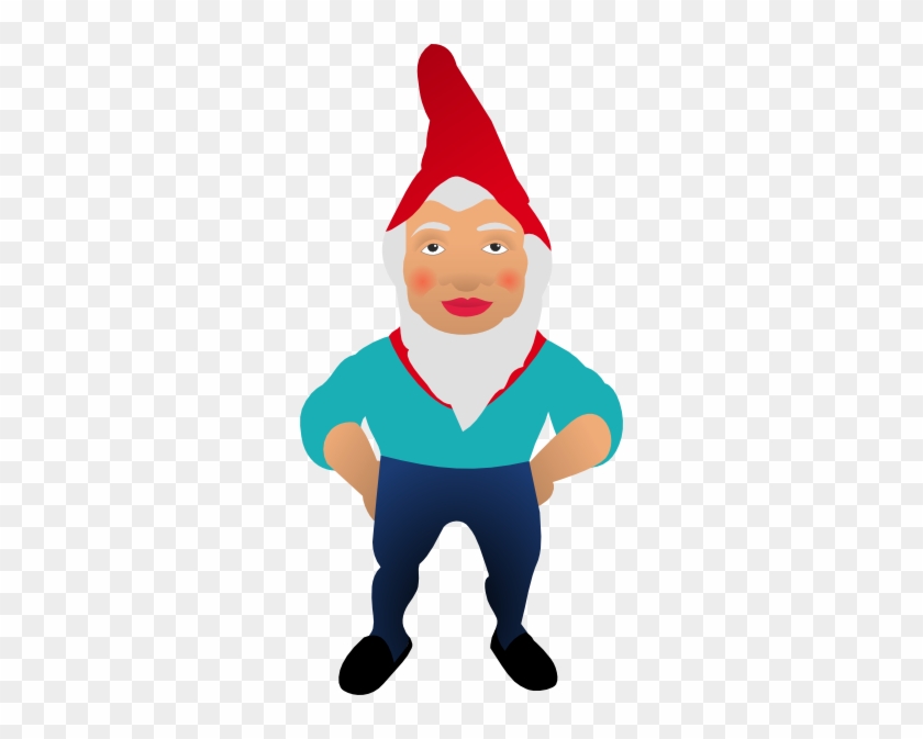 Free Vector Srd Garden Gnome Clip Art - Garden Gnome Clipart #603285