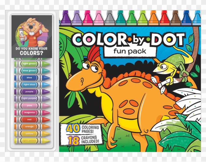 Color By Dot Floor Pad - Crayon #603384