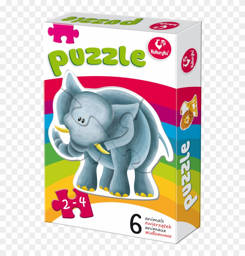 Powrót - Kukuryku Baby Puzzle Zvířátka Ze Zoo 6v1 (2-4 Dílky) #603394