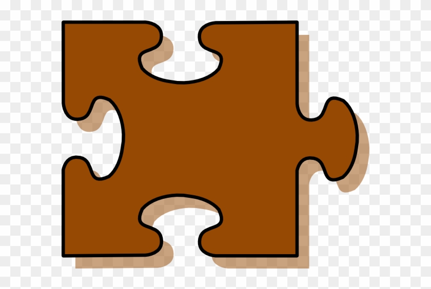 Brown Puzzle Piece #603477