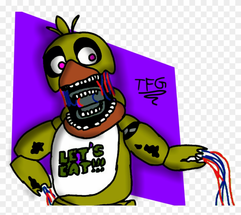 Withered Chica - Desenho de tales_3004 - Gartic