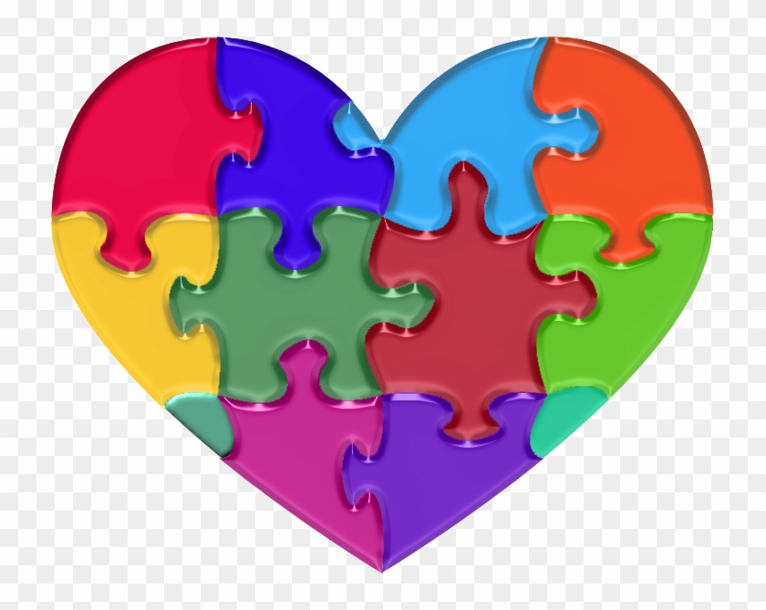 Heart Clipart Human Heart Clip Art Heart Shapes Clip - Autism Puzzle Piece Heart #603569