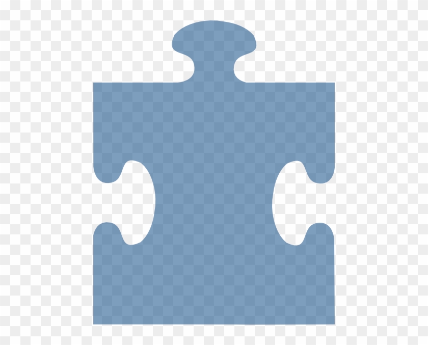 Puzzle Clipart Peices - Blue Puzzle Piece Clip Art #603570