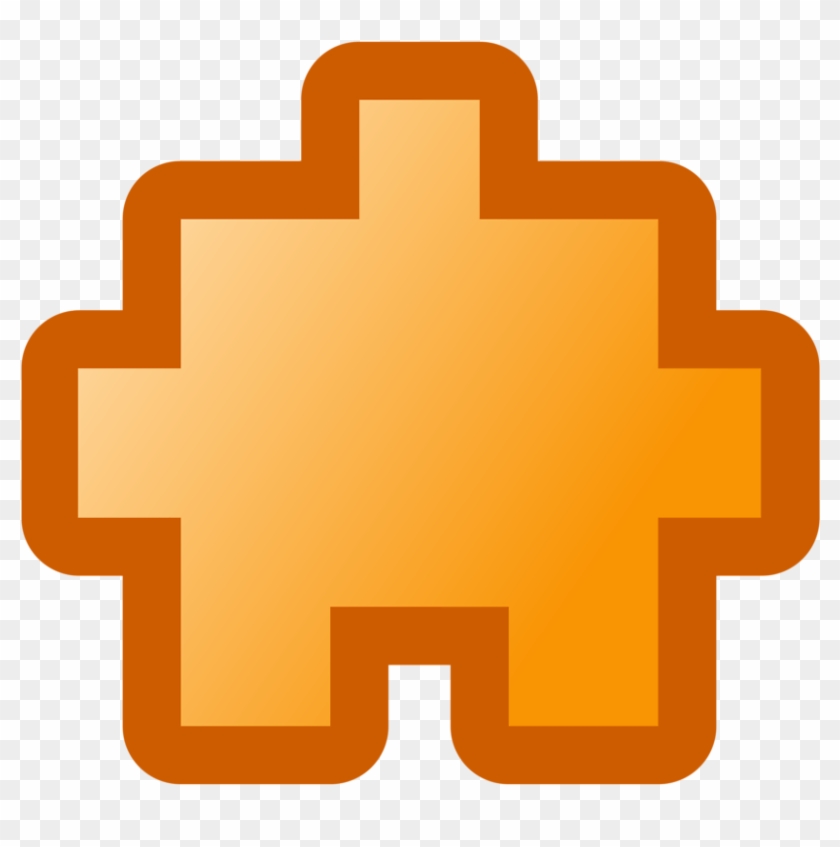 Illustration Of Yellow Puzzle Piece Free Stock Photo - Icon #603575