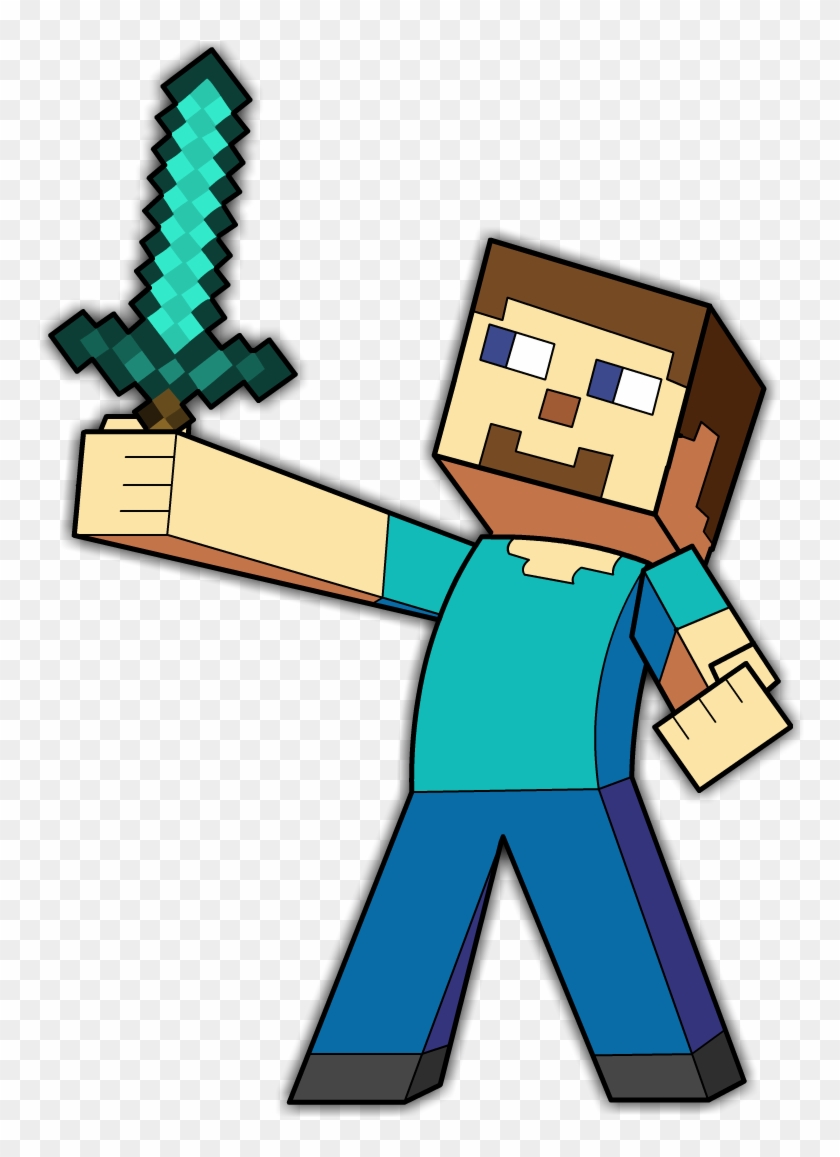 Minecraft Steve - Minecraft Logo Steve Png #603584