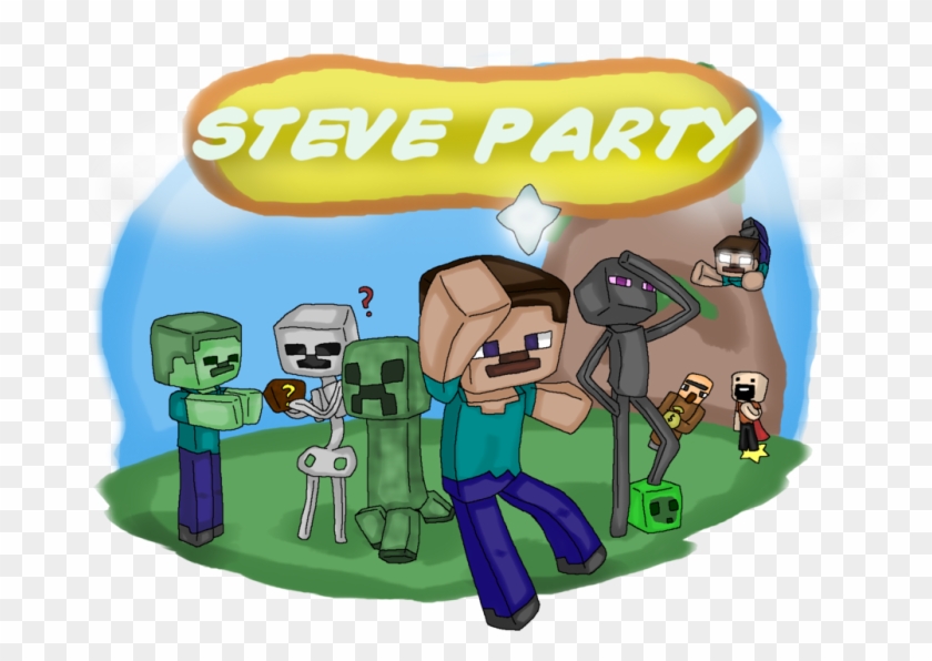 Steve Party By Chaos55t - Minecraft #603612