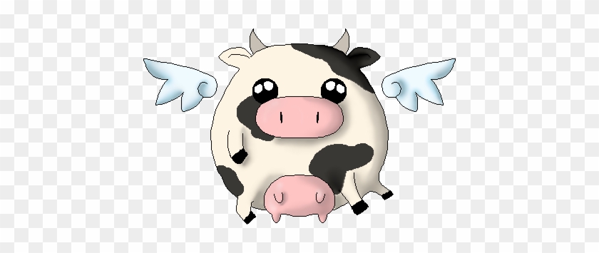 The Flying Karate Cow By Ooluccianaoo - Draw A Flying Cow #603702