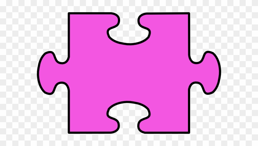 Purple Jigsaw Clip Art - Puzzle Pieces Clip Art #603815