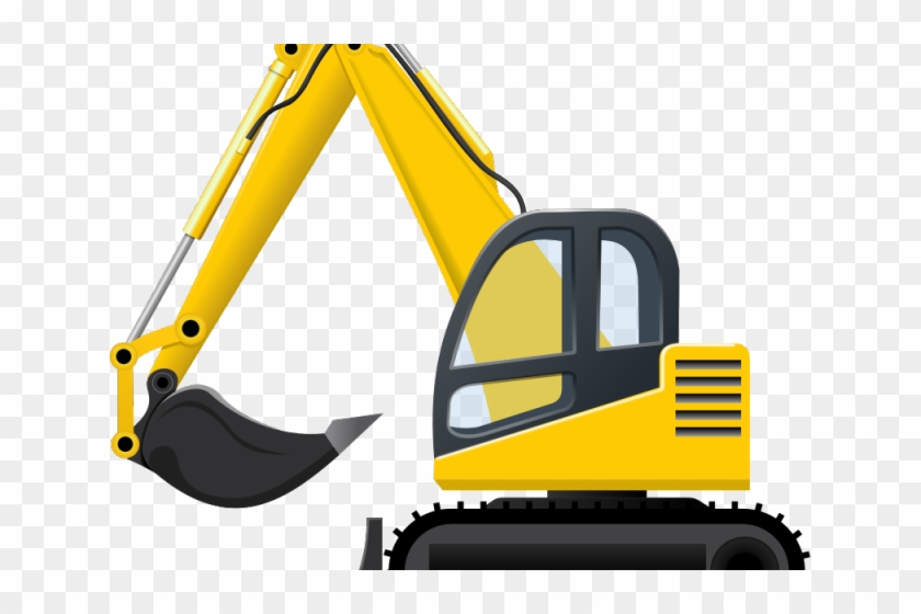 Excavator Cliparts - Excavator Construction Vehicles Clipart #603902